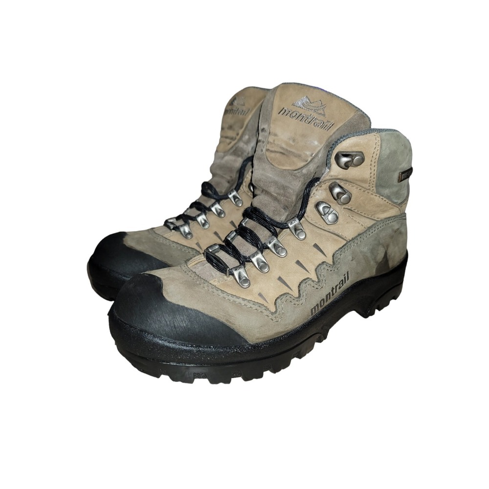 Montrail GentorX1283 Womens Brown Leather Ankle Hiking Boots Sz 7 - Picture 2 of 12